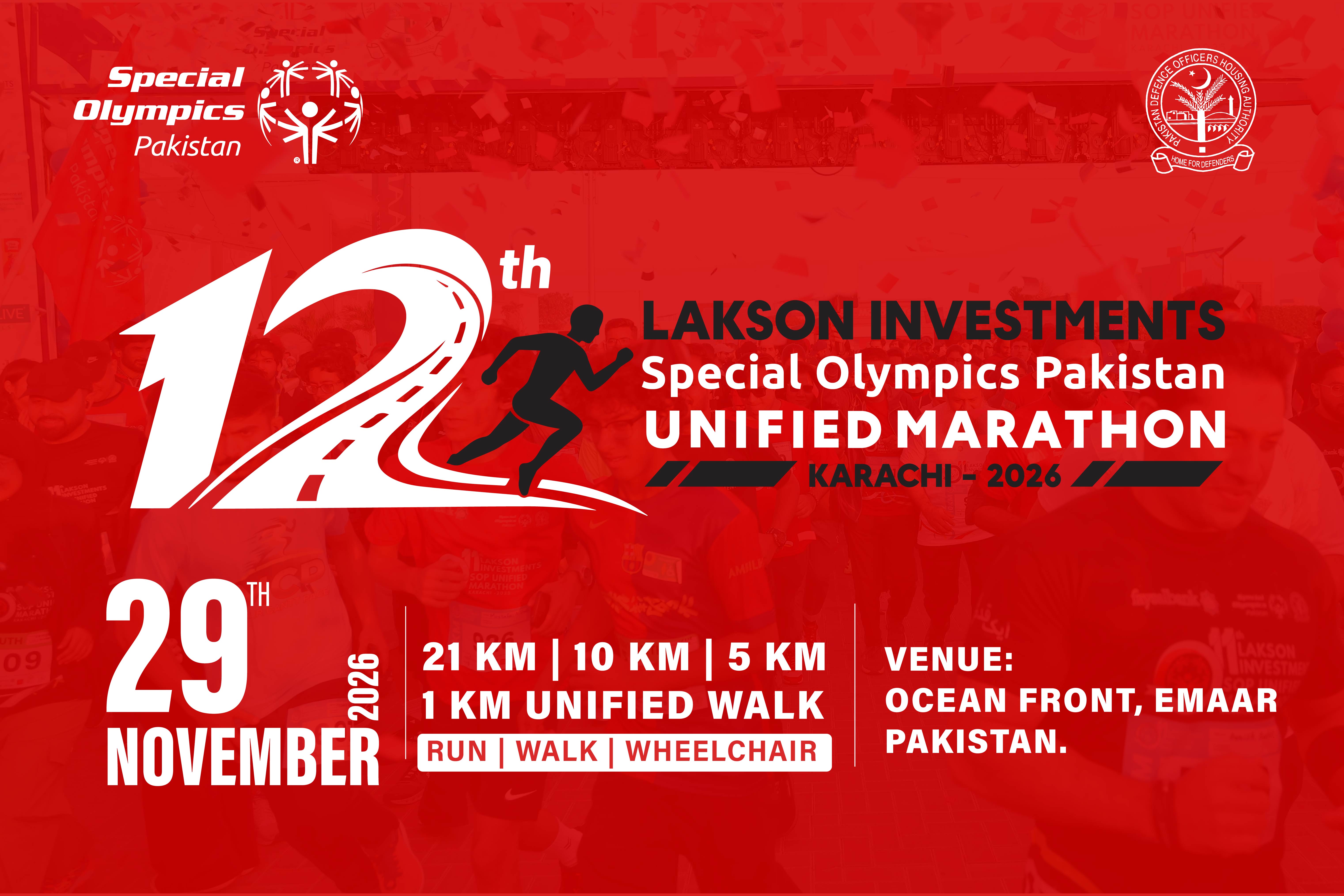 Lakson Investments 12th Special Olympics Pakistan Unified Marathon